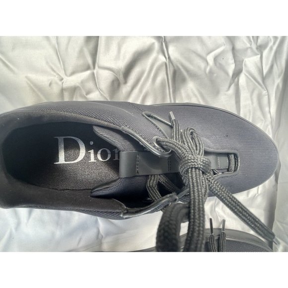 Dior Shoes Dior Homme Black Canvas And Leather B7 Mens Sneakers